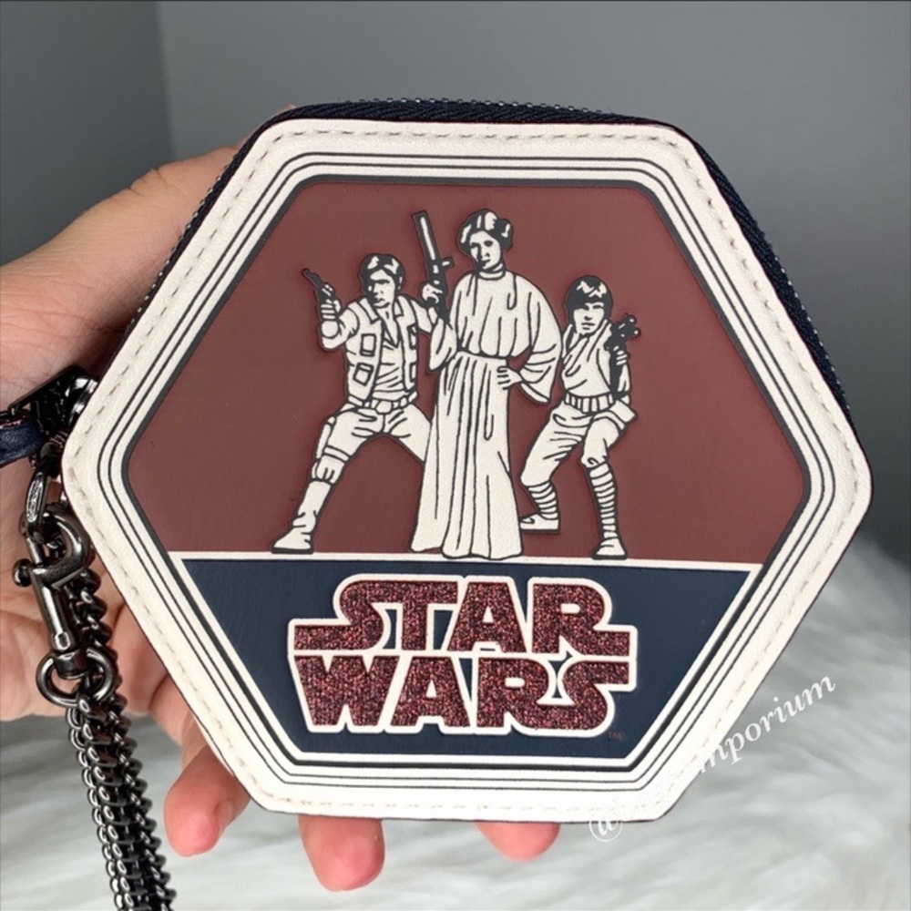 Coach x Star Wars Coin Zip Case w/ Trio - Picture 1 of 8